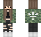 camouflage street-style girl