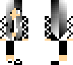 girl white and black