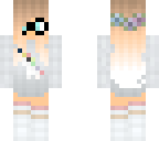 nerd girl with unicorn