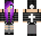 purple haired emo