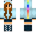 rainbow dinosaur skin