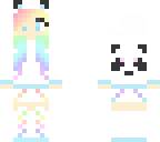rainbow panda girl