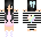 rainbow pastel heart skin