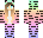 rainbow tiger girl