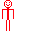 red stick man