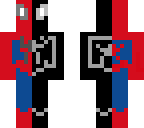 spider-man black and red and blue