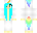 teal uniocorn haired 