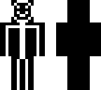 white stick man