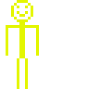 yellow stick man