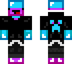 blue and purple derp creeper hoodie v2