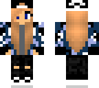 blue camo girl