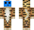 blue slime tiger onezie