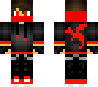 cool red dragon boy