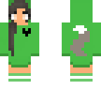 green hooodie wolf