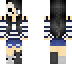 half skeleton girl