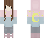 kawaii moon chibi