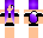 purple werewolf bathing suit