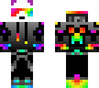 rainbow purple panda