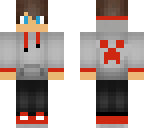 red hoodie