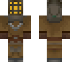 scuba diver and regular skin
