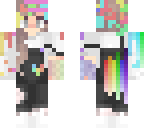 splatter paint girl