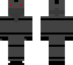 a robot with a bandanna or something