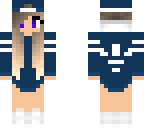 blue adidas girl