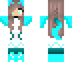 blue neko girl