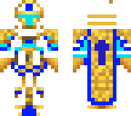 golden futuristic kinght