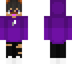 purple cute boy