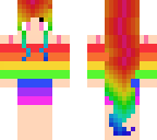 rainbow girl