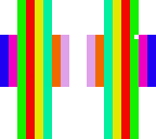 rainbow skin