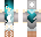 ripped jeans and gray jacket