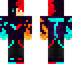 blue and red