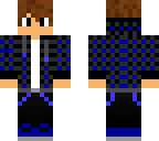 blue checkered jacket