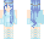 blue elf girl