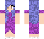 blue haired female