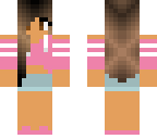 brunette in pink adidas edited