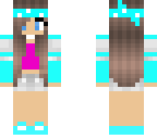 cool blue girl