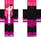 cute pink hoodie girl