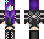 girl purple hair