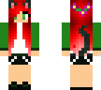 green cat girl