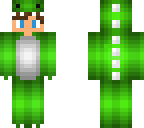green dino boy edit