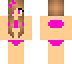 hot pink bikkini