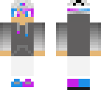 light blue and magenta teen boy