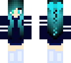 navy blue and pastel blue dress and socks