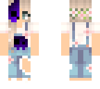 purple skull girl
