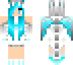 white ender dragon girl