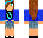 blue girl