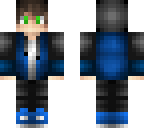 blue hoodie boy